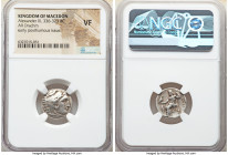 MACEDONIAN KINGDOM. Alexander III the Great (336-323 BC). AR drachm (17mm, 12h). NGC VF. Early posthumous issue of Colophon, ca. 323-319 BC. Head of H...
