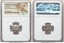 MACEDONIAN KINGDOM. Alexander III the Great (336-323 BC). AR drachm (17mm, 11h). NGC VF, brushed. Posthumous issue of Colophon in the name and types o...