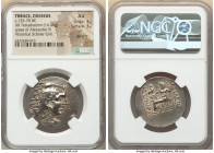 THRACE. Odessus. Ca. 125-70 BC. AR tetradrachm (29mm, 16.25 gm, 11h). NGC AU 3/5 - 3/5, die shift. Late posthumous issue in the name and types of Alex...