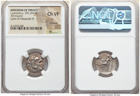 THRACIAN KINGDOM. Lysimachus (305-281 BC). AR drachm (19mm, 1h). NGC Choice VF, blushed. Lifetime issue of Colophon, in the types of Alexander III of ...
