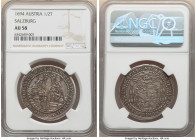 Salzburg. Johann Ernst 1/2 Taler 1694 AU58 NGC, KM253. 

HID09801242017

© 2022 Heritage Auctions | All Rights Reserved