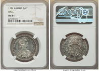 Maria Theresa 1/4 Taler 1744 MS61 NGC, Hall mint, KM1695. 

HID09801242017

© 2022 Heritage Auctions | All Rights Reserved