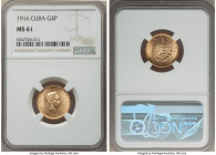 Republic gold 4 Pesos 1916 MS61 NGC, KM18. 

HID09801242017

© 2022 Heritage Auctions | All Rights Reserved