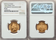 Republic gold Proof "Archbishop Makarios Fund" Medallic Sovereign 1966 PR64 NGC, Paris mint, KM-XM4. AGW 0.2354 oz. 

HID09801242017

© 2022 Herit...