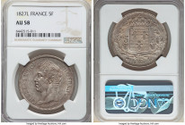 Charles X 5 Francs 1827-L AU58 NGC, Bayonne mint, KM728.8. 

HID09801242017

© 2022 Heritage Auctions | All Rights Reserved