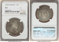 4-Piece Lot of Certified Assorted Ecus NGC, 1) Louis XIV 1/2 Ecu 1691-S - G6, Reims mint, KM273.14 2) Louis XIV 1/2 Ecu 1694-A - VG10, Paris mint, KM2...