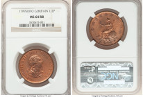 George III 1/2 Penny 1799-SOHO MS64 Red and Brown NGC, Soho mint, KM647, S-3778. 

HID09801242017

© 2022 Heritage Auctions | All Rights Reserved