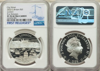 Elizabeth II silver Proof "City Views - London" 2 Pounds (1 oz) 2022 PR70 Ultra Cameo NGC, KM-Unl. City Views series. First Releases. Limited Edition ...