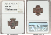 Republic Centavo 1884 MS62 Brown NGC, KM46. 

HID09801242017

© 2022 Heritage Auctions | All Rights Reserved