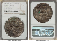 Ferdinand VI Pair of Certified 8 Reales NGC, 1) 8 Reales 1756 Mo-MM - Good Details (Chopmarked) 2) 8 Reales 1762 Mo-MM - Good Details (Chopmarked). Cr...
