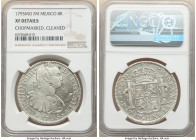 Charles IV Pair of Certified 8 Reales XF Details (Chopmarked/Cleaned) NGC, 1) 8 Reales 1795 Mo-FM 2) 8 Reales 1805 Mo-TH Mexico City mint, KM109. Sold...