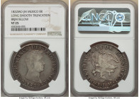 Augustin I Iturbide 8 Reales 1822 Mo-JM VF25 NGC, Mexico City mint, KM309. Long smooth truncation of bust variety with 8RJM below the eagle. 

HID09...