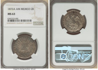 Republic 2 Reales 1872 A-AM MS63 NGC, KM374. 

HID09801242017

© 2022 Heritage Auctions | All Rights Reserved