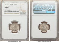 George V 6 Pence 1923 MS63 NGC, KM-A16. 

HID09801242017

© 2022 Heritage Auctions | All Rights Reserved