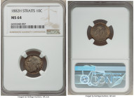 British Colony. Victoria 10 Cents 1882-H MS64 NGC, Heaton mint, KM11. Olive-gray, russet and peach toned. 

HID09801242017

© 2022 Heritage Auctio...