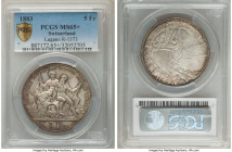 Confederation "Lugano Shooting Festival" 5 Francs 1883 MS65+ PCGS, KM-XS16, Richter-1373. 

HID09801242017

© 2022 Heritage Auctions | All Rights ...