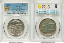 Confederation 4-Piece Lot of Certified silver Medals PCGS, 1) Specimen "Bern - 75th Anniversary of Transport" Medal ND (1975) - SP67 2) Specimen "Fede...