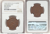 6-Piece Lot of Certified Assorted Items NGC, 1) Great Britain: James I copper "The Gunpowder Plot" Medal 1605 - UNC Details (Damaged), MI-196/19 2) Fr...