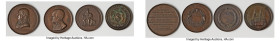11-Piece Lot of Uncertified Assorted Medals & Tokens, Australia: Victoria gilt-bronze "Albany Jubilee" Medal 1887 - AU (Holed). 31.1mm. 14.01gm. Austr...