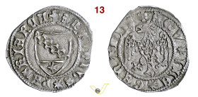 AQUILEIA ANTONIO II PANCIERA (1402-1411) Denaro D/ Stemma R/ Aquila ad ali spiegate MIR 58 CNI 1/7 Ag g 0,70 mm 18 SPL
