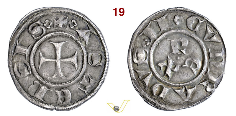 ASTI COMUNE (1140-1336) Doppio Grosso D/ REX a triangolo R/ Croce patente MIR 31...