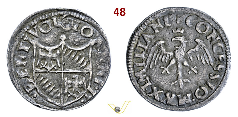 BOLOGNA GIOVANNI II BENTIVOGLIO (1494-1509) Da 2 Bolognini s.d. D/ Stemma R/ Aqu...