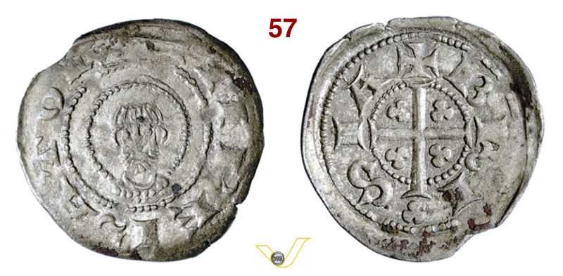 BRESCIA COMUNE, a nome di Federico I (1186-1311) Denaro scodellato (1186-1250) D...