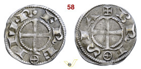 BRESCIA COMUNE, a nome di Federico I (1186-1311) Grosso da 4 Denari (1186-1250) D/ FRE IMP; Croce patente R/ BRISIA; Croce patente MIR 107/1 CNI 12 (M...