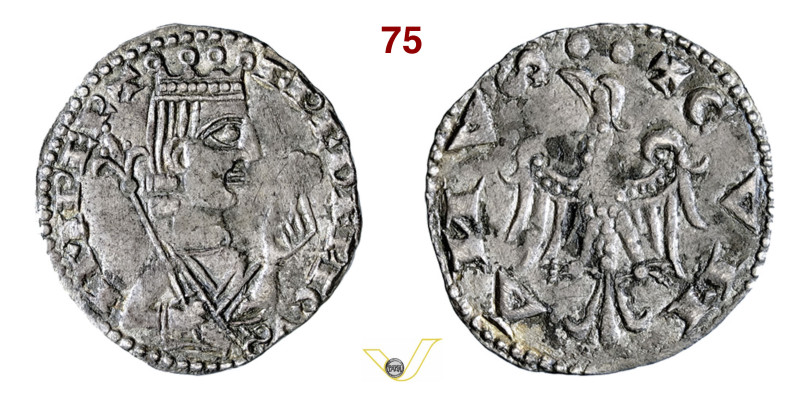 COMO COMUNE, a nome di Federico II (XII-XIV Sec.) Grosso da 4 Denari imperiali (...