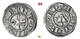 FERRARA NICOLO' III D'ESTE (1393-1441) Marchesano grosso D/ Lettere C h I O a croce R/ Grande A accantonata da 4 globetti MIR 221 CNI 1/2 Bellesia 1 A...