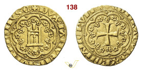 GENOVA SIMON BOCCANEGRA, Doge I (1339-1344) Genovino D/ Castello entro cornice di archi R/ Croce entro cornice di archi MIR 28 Au g 3,50 mm 20 BB