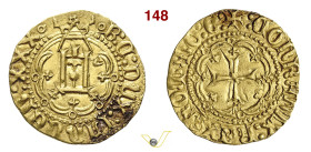 GENOVA BATTISTA DI CAMPOFREGOSO, Doge XXX (1478-1483) Ducato D/ Castello sormontato da compasso R/ Croce MIR 120 Au g 3,50 mm 20 SPL