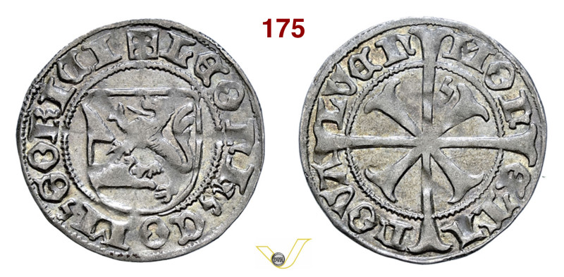 GORIZIA LEONARDO (1462-1500) Kreuzer D/ Stemma R/ Doppia croce concentrica MIR 1...