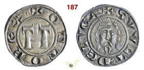 LUCCA REPUBBLICA, a nome di Ottone IV (1209-1315) Grosso da 12 Denari D/ Monogramma di Ottone R/ Il Volto Santo coronato MIR 115 CNI 7/11 Ag g 1,70 mm...