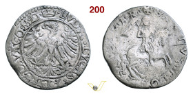 MESSERANO LUDOVICO II e PIER LUCA FIESCHI (1521-1528) Testone s.d. D/ Aquila coronata ad ali spiegate R/ San Teonesto con vessillo a cavallo MIR 681 C...