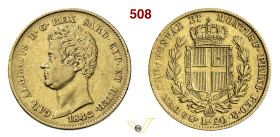 CARLO ALBERTO (1831-1849) 20 Lire 1842 Torino MIR 1045t Pagani 195 Au g 6,40 mm 21 BB
