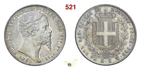 VITTORIO EMANUELE II, Re di Sardegna (1849-1861) 5 Lire 1859 Genova MIR 1057r Pagani 387 Ag g 24,87 mm 37 q.SPL
