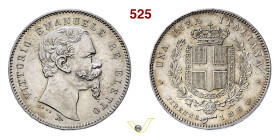 VITTORIO EMANUELE II, Re Eletto (1859-1861) 1 Lira 1860 "mano con scettro" Firenze MIR 1067c Pagani 441 Ag g 4,98 mm 23 SPL/q.FDC
