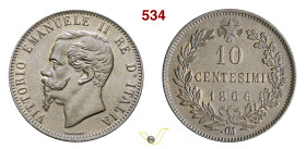 VITTORIO EMANUELE II (1861-1878) 10 Centesimi 1862 ssz, 1866 OM, 1866 •OM, 1867 Na Cu mm 30 • Tot. 4 pz. med. SPL o q.