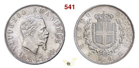 VITTORIO EMANUELE II (1861-1878) 2 Lire 1863 "stemma" Torino MIR 1083d Pagani 507 Ag g 9,97 mm 27 q.FDC