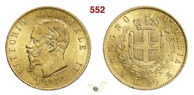 VITTORIO EMANUELE II (1861-1878) 20 Lire 1864 Torino MIR 1078e Pagani 458 Au g 6,44 mm 21 SPL/q.FDC
