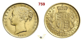 AUSTRALIA VITTORIA (1837-1901) Sovrana 1881 S (Sydney) Seaby 3855B Au g 797 mm 22 SPL/q.FDC