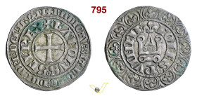 FRANCIA - Provenza CARLO I D'ANGIO' (1246-1285) Grosso tornese Avignone D/ Croce patente e doppio giro di legenda R/ Castello tornese P.A. 3940 Ag g 4...