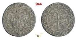 GENOVA Peso del Mezzo Scudo stretto con la Madonna 1676 Ricci 303 g 2,66 mm 16