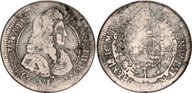 German States Breslau (Silesia) 6 Kreuzer 1693 R
KM# 182, N# 147758; Silver; Franz Ludwig; F/VF.