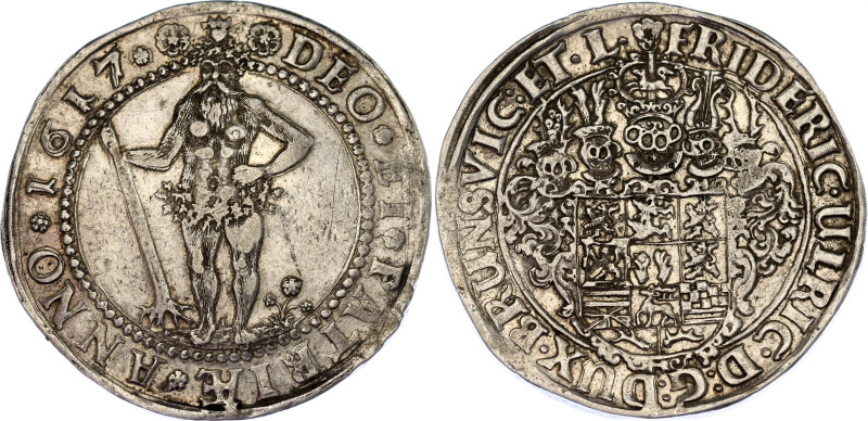 German States Brunswick-Wolfenbüttel 1 Taler 1617
KM# 57.1; Dav. 6303; N# 25265...