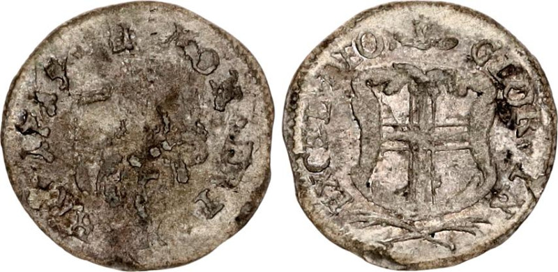 German States Freiburg 1 Kreuzer 1715 JK
KM# 77, N# 184374; Silver 0.64 g.; Cit...