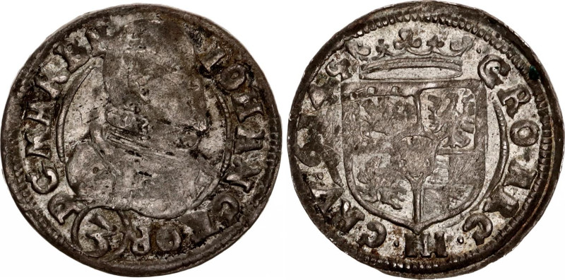 German States Jägerndorf (Silesia) 3 Kreuzer 1618
KM# 31, N# 91508; Silver; Joh...