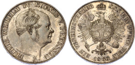German States Prussia 1 Vereinsthaler 1860 A
KM# 471, N# 29656; Silver; Friedrich Wilhelm IV; UNC with minor hairlines.