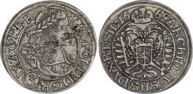 German States Silesia 3 Kreuzer 1669 SHS
KM# 471; N# 32961; Silver; Leopold I; Breslau Mint; XF.